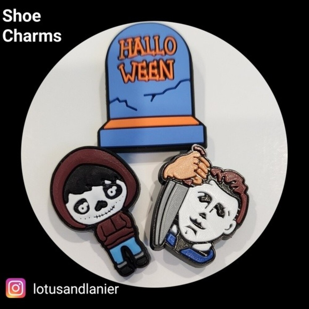 Shoe Charms " Halloween" Charms Set of 3